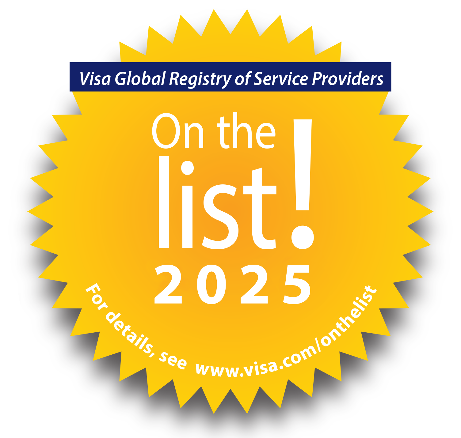 Visa Global Registry of Service Providers